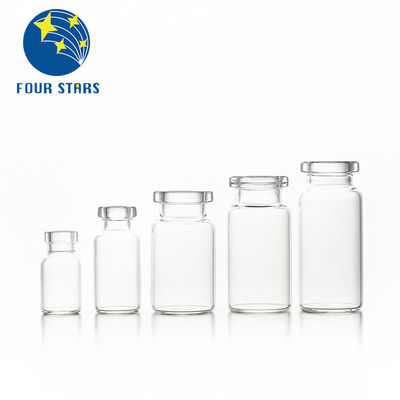Baixa resistência do fluxo 15 Ml de alcaloide de vidro Mini Copo Frascas resistente dos tubos de ensaio