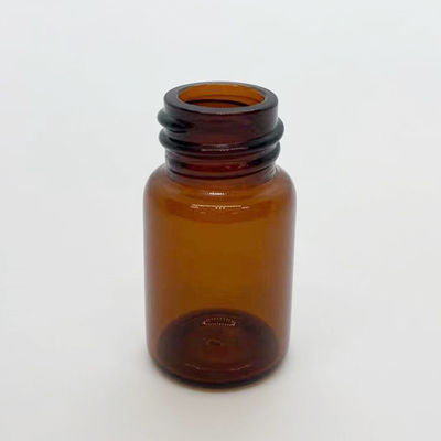as garrafas de vidro pequenas do diâmetro de 22mm parafusam tampões superiores de 7ml Âmbar Copo Frascas With Screw