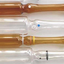 Pescoço reto vazio de vidro fundível claro 1ml das ampolas de vidro