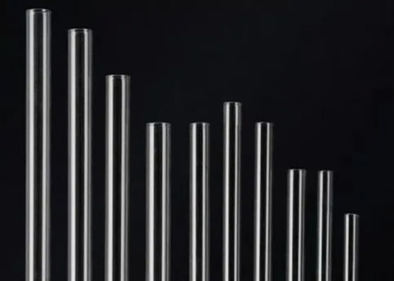 5,0 amostra transparente do vidro de tubo do Borosilicate livre