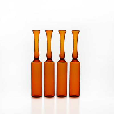 Garrafa ambarina transparente da penicilina da injeção das ampolas 40ml de vidro