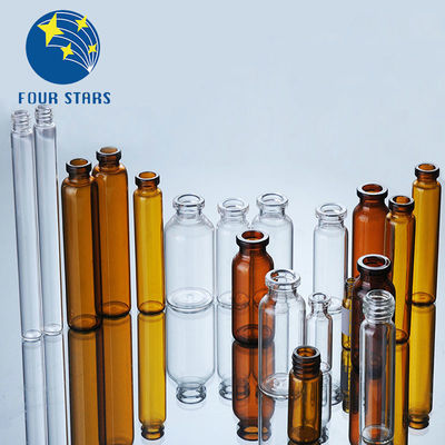 qualidade  10ml Clear Amber Screw Cap Vials Neutral Borosilicate Glass fábrica