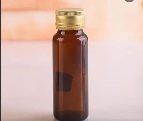 500ml garrafa líquida oral de vidro Brown Amber Round