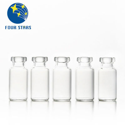 Tubos de ensaio tubulares de vidro ambarinos da injeção do espaço livre farmacêutico de 2ml 5ml 7ml 10ml 15ml 20ml 30ml