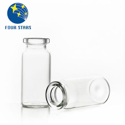 Tubos de ensaio tubulares de vidro ambarinos da injeção do espaço livre farmacêutico de 2ml 5ml 7ml 10ml 15ml 20ml 30ml