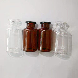 Tubos de ensaio de vidro pequenos do bujão de borracha ODM dos tubos de ensaio e dos tampões de 20 Ml