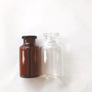 Tubos de ensaio de vidro claros do bujão de borracha vazio estéril farmacêutico dos tubos de ensaio 30ml