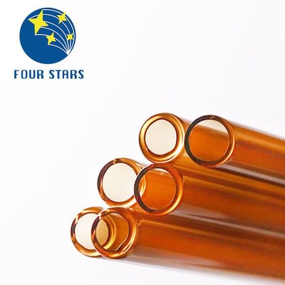 Tela que imprime o laboratório farmacêutico de 6-35mm Amber Glass Tube In Chemistry