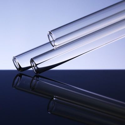 Comprimento alto da tubulação 1250-1800mm do vidro de Borosilicate de R.I. Redondo