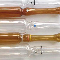 Garrafa de vidro antibiótica do controle frágil da ampola de 5 Ml